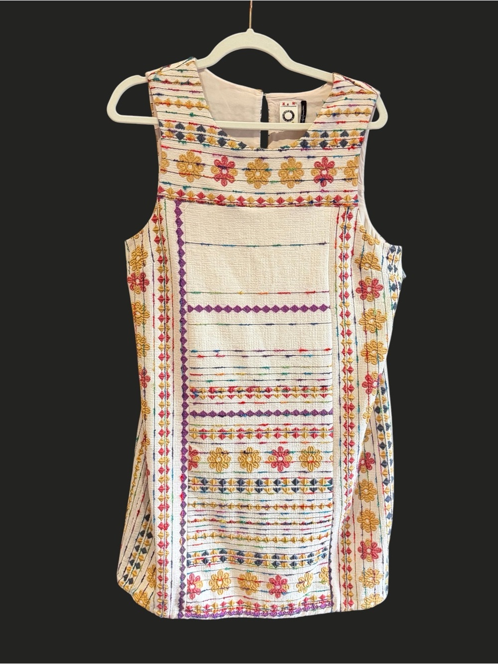 NWT ANTHROPOLOGIE AKEMI + KIN Prudence Embroidered Shift Dress 14 - Picture 3 of 16